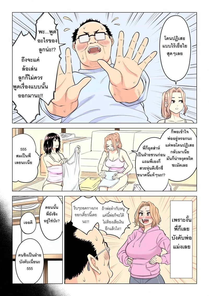 อ่านโดจิน หน้าที่บำบัดความใคร่ให้พ่อบุญธรรมของพวกเราสามพี่น้อง แปลไทย